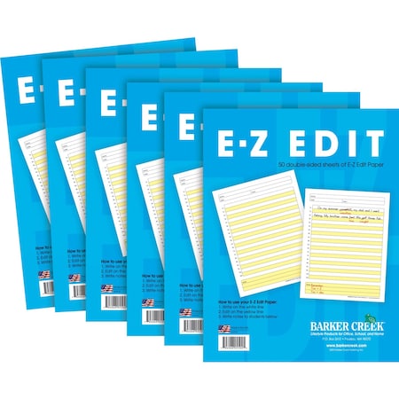Barker Creek E-Z Edit Paper, 300 sheets/Package 5502-06